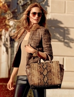 MICHAELKors Large Selma Snake-Print Tote